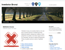 Tablet Screenshot of inwebstor.bronzi.cz