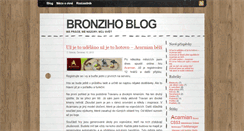 Desktop Screenshot of blog.bronzi.cz