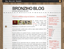 Tablet Screenshot of blog.bronzi.cz