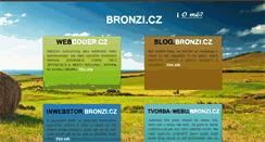 Desktop Screenshot of bronzi.cz